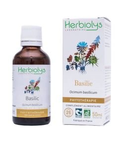 Basilic - Extrait de Plante fraiche 50mL BIO, 50 ml